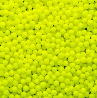Glowing Yellow 4mm Sugar Pearls - Cool Mom Sprinkles